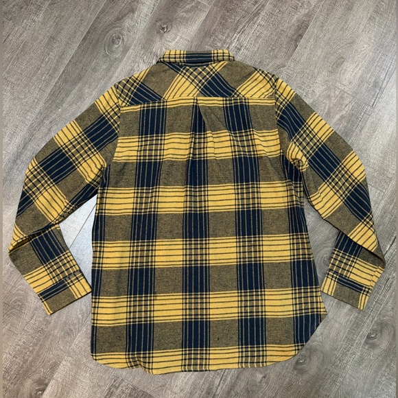 ANIAN Sunday Flannel Shirt - Women’s - gold/navy - XL - Picture 11 of 11